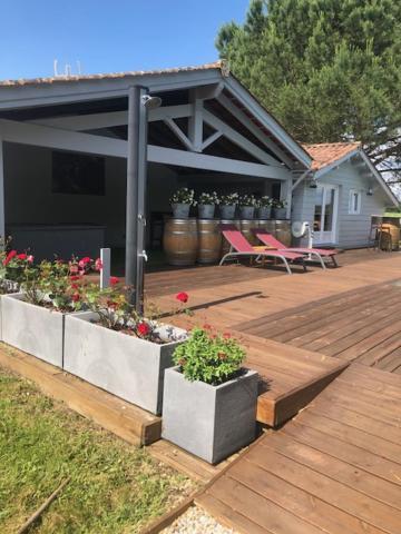 Gite Les Pins Perdus Saint-Ciers-d'Abzac Exterior foto